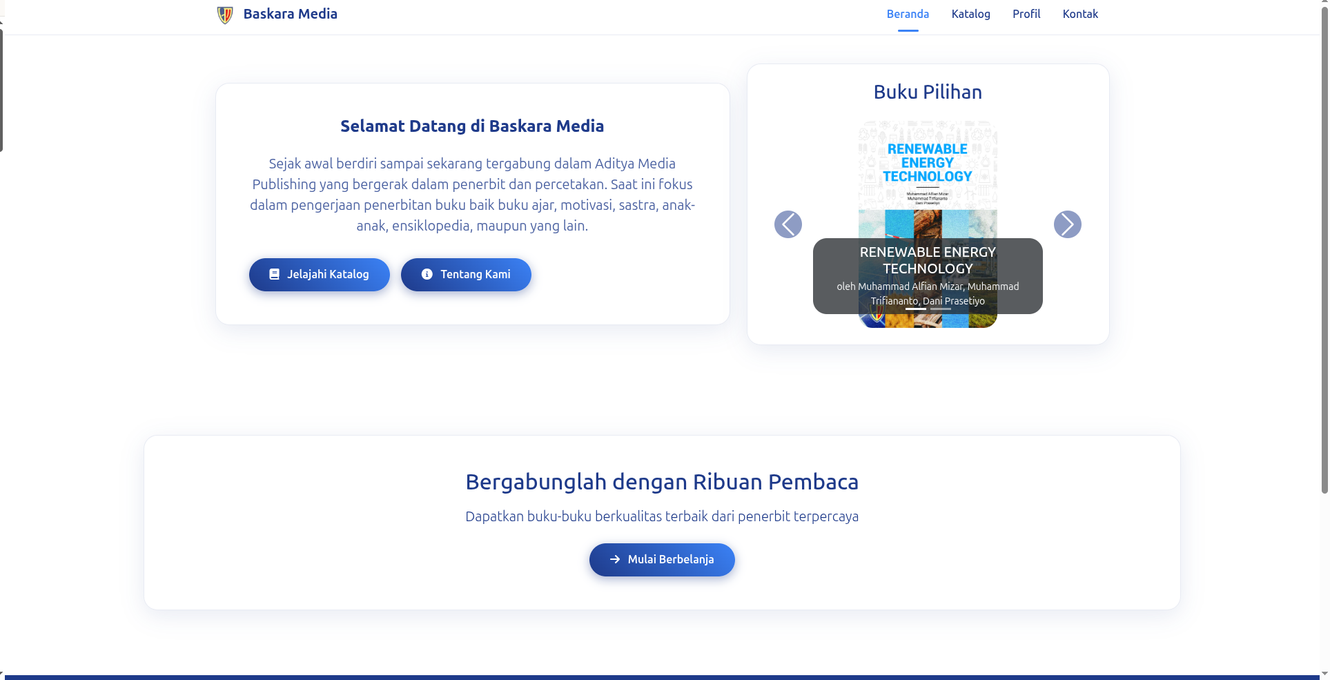 Website Penerbitan